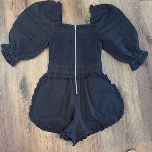 Sea Willow Smocked Romper